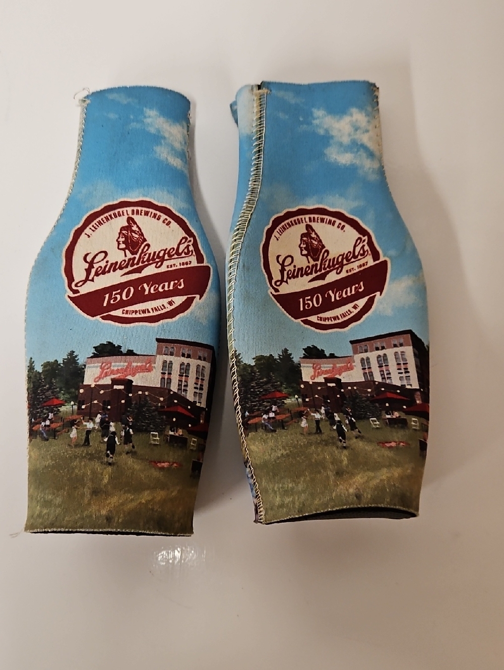 Leinenkugel's 150 Years Scenic Bottle Cooler - Blue